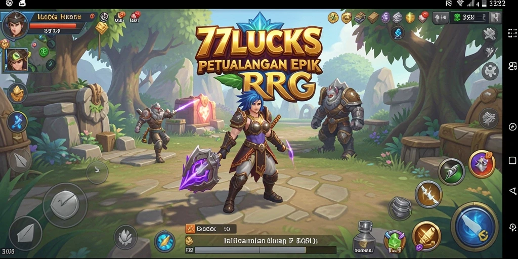Gameplay <strong>77LUCKS</strong> dengan grafis menakjubkan dan aksi seru.