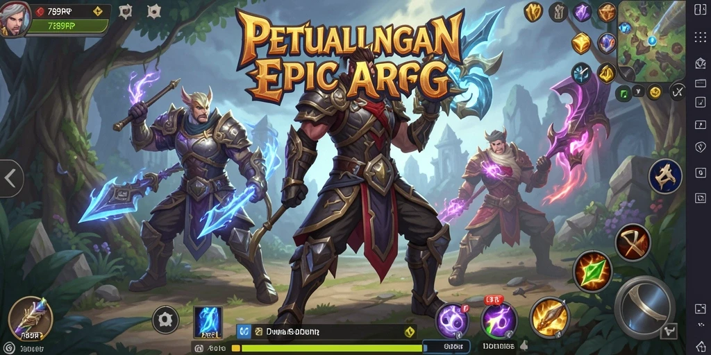 Gameplay mendebarkan dalam 789RP dengan pertarungan ARPG yang seru.