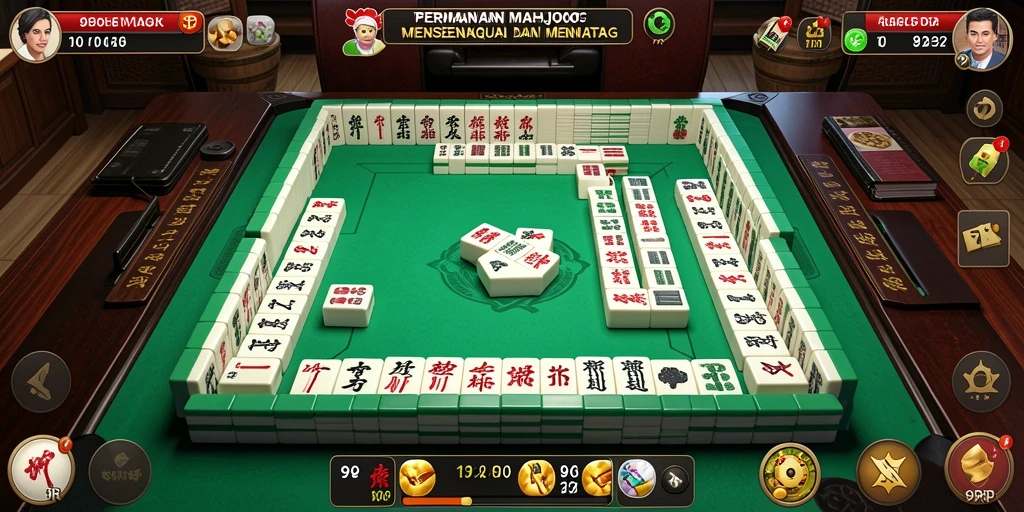 Tangkapan layar 99RP menampilkan aksi seru permainan Mahjong.
