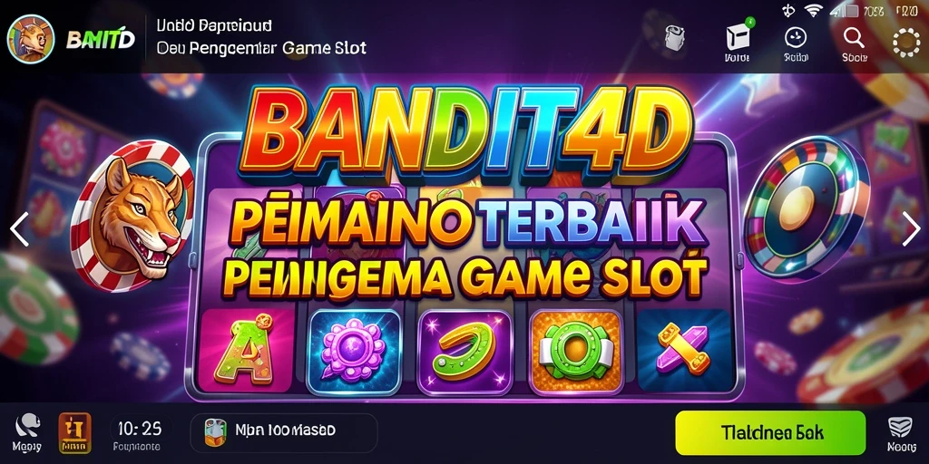 Tampilan gameplay slot yang menarik di BANDIT4D.