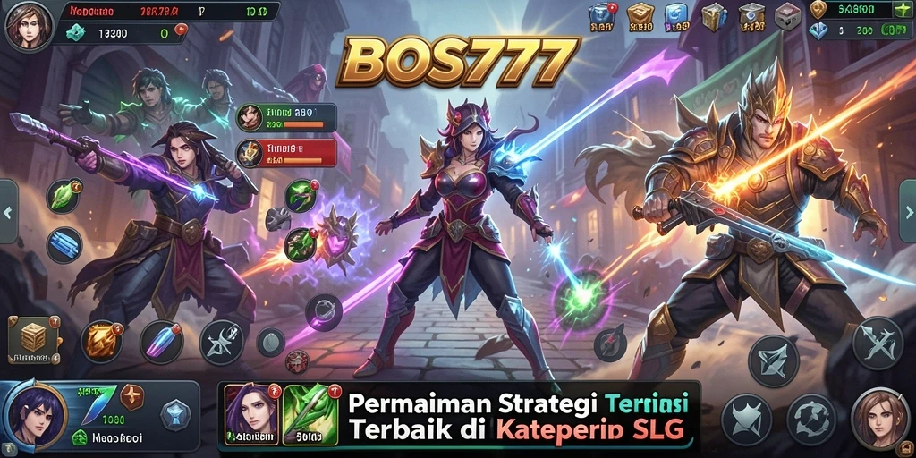 Tampilan gameplay seru dan mendebarkan di BOS777.