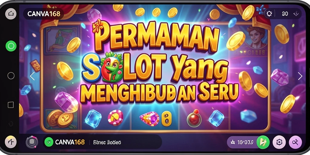 Tampilan gameplay seru dari CANVA168 dengan tema menarik.