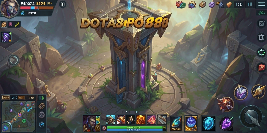 Gameplay menara pertahanan yang seru dan penuh strategi di DOTA88.