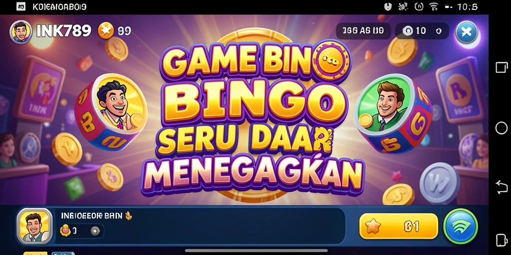 Tampilan gameplay INK789 dengan suasana Bingo yang mengasyikkan.
