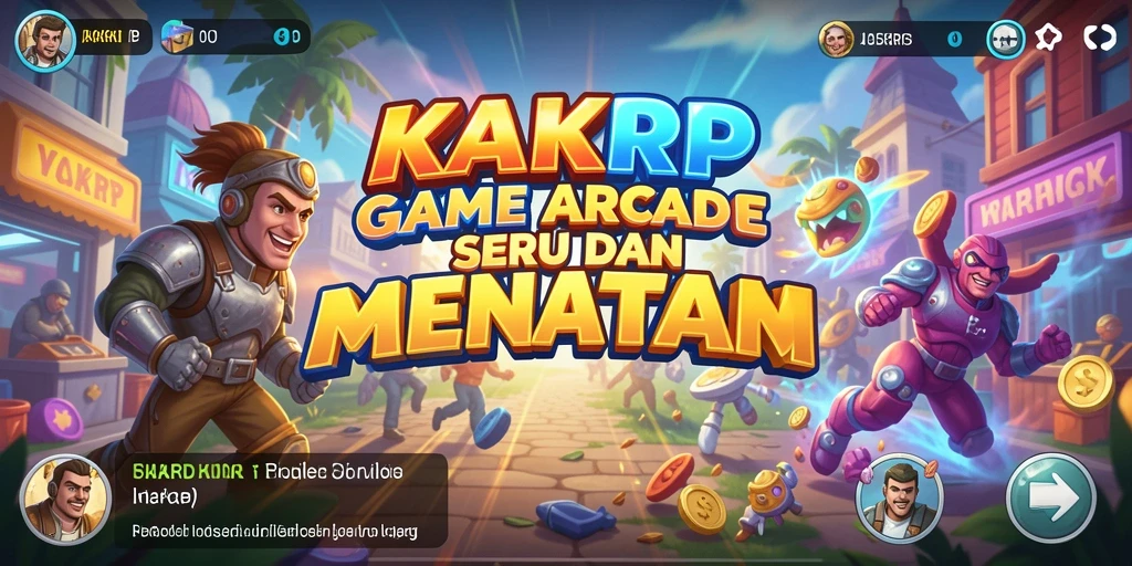 Tampilan gameplay KAKRP yang seru dan penuh warna.
