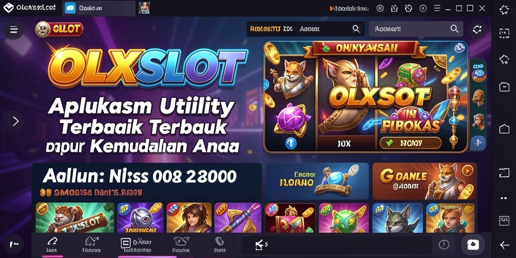Tampilan antarmuka OLXSLOT yang sederhana dan efisien.