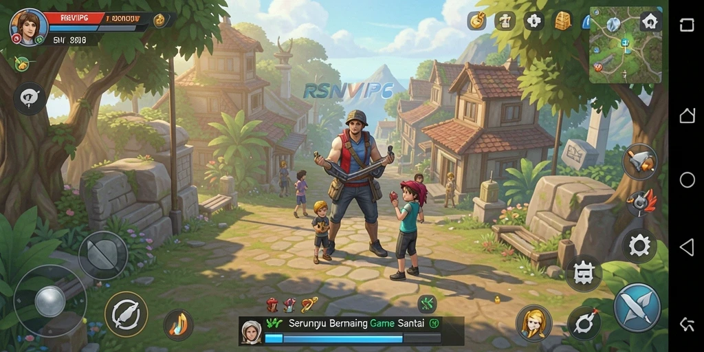 Tampilan gameplay seru dari RSNVIP6 dengan grafis menarik.
