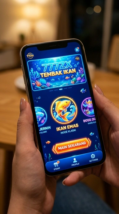 Tampilan utama aplikasi 777zx yang menarik.
